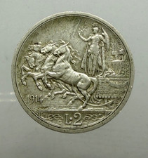 2 LIRE Quadriga Briosa 1914