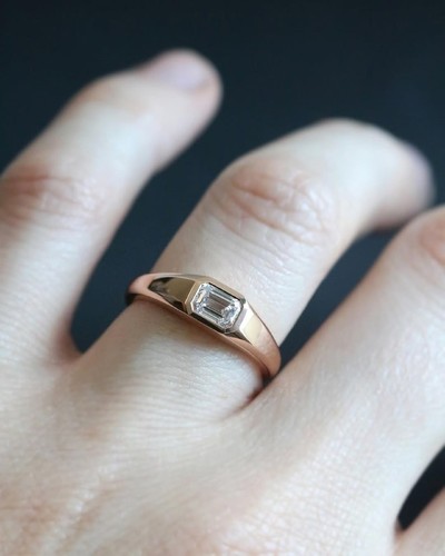 Moissanite anello di - kt,