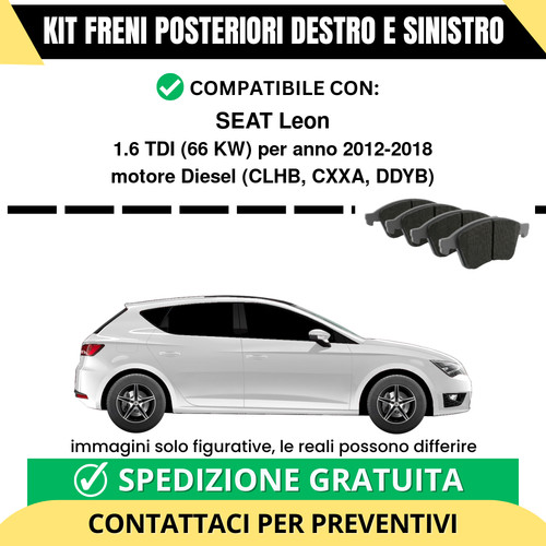 Pastiglie freno posteriori - pastiglie,