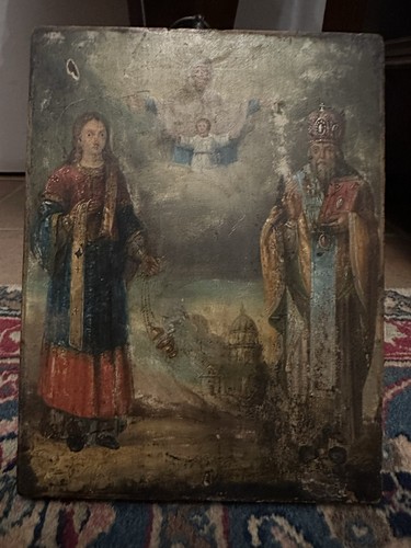 Antica icona russa - antica,