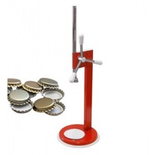 Tappatrice a Colonna per Tappi a Corona Tappa Bottiglie Vino Spumante in Acciaio