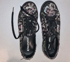 Scarpe Donna Superga Decorate TG. 38 Vintage