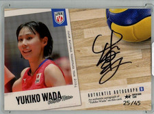 2024 Giappone pallavolo femminile Yukiko Wada scheda autografa 25/45