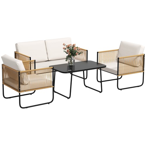 Outsunny set giardino pz - da,