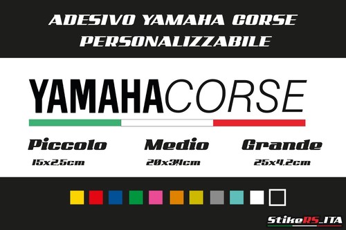 Adesivo personalizzato yamaha - adesivo,