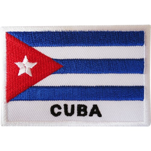 Cuba flag patch iron sew - /, on