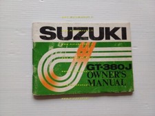 Suzuki GT 380 J 1972 manuale