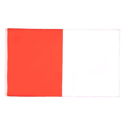 Bandiera rosso bianco - rosso, e