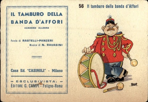 Figurina vav campi canzoni - figurina, #