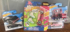 Hot Wheels TV x 4 KITT, BTTF