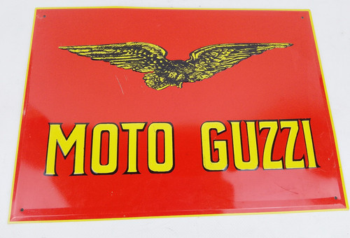 Targa moto guzzi metallo - moto,