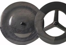  700C Carbonio Strada/Pista/Ingranaggio Fisso TT Bici Ruote Tubeless Larghezza 28mm