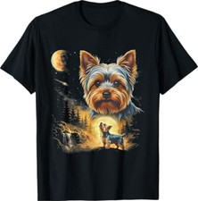 Maglietta Yorkie Howling to