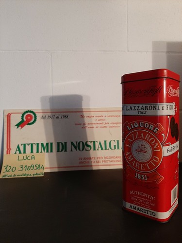 Scatola latta amaretto - di,