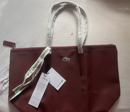 Borsa donna lacoste rosso - lacoste,