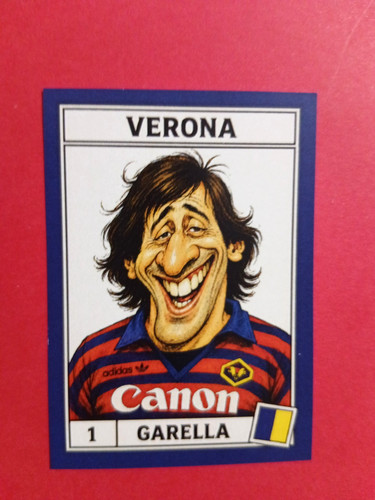 Figurina caricatura calciatori - figurina,