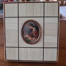Quadro Miniatura Madonna con Bambino  Anni '60