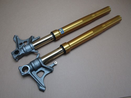 Coppia supporti tubo forcella