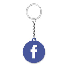 Portachiavi nfc facebook - portachiavi,