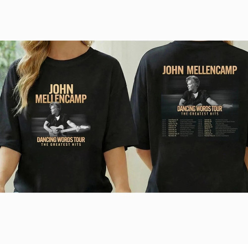 Maglietta john mellencamp tour - maglietta,