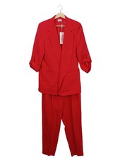ADIKA Tailleur pantalone Donna Abito da uomo Taglia IT 48 rosso stile casual