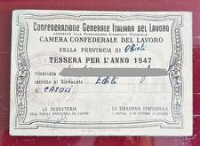 tessera cofederazione generale