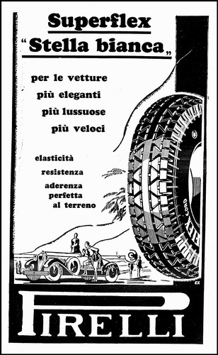 Pubblicita 1930 pirelli - pirelli, gomme