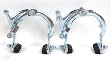 Coppia Ganasce Freno Anteriore + Posteriore in Acciaio per Bicicletta GRAZIELLA