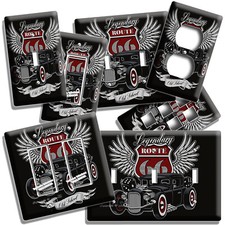 Hot rod retro black car - retro,