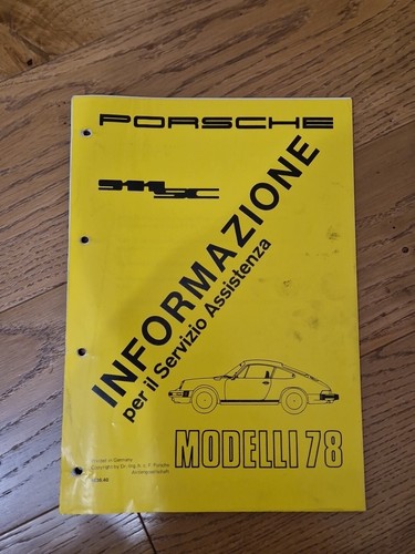 Porsche 911 1978 manuale - sc,