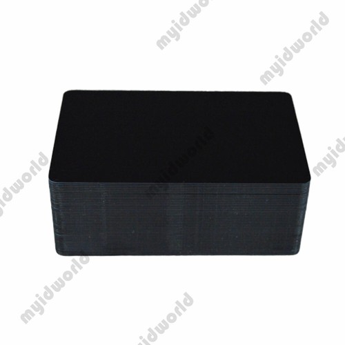 500 carte pvc nero cr80 - pvc, nero,