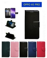 COVER CUSTODIA A LIBRO  CHIUSURA CLIP MAGNETICA PER OPPO A5 PRO