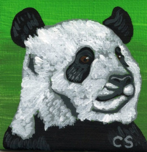 Calamita tela orso panda - tela,