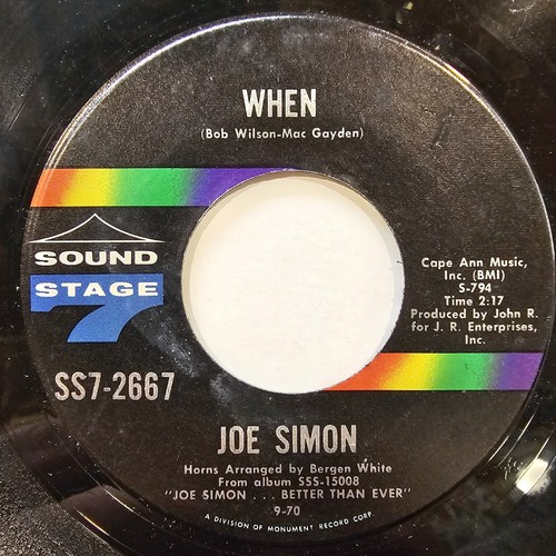 Joe simon when - simon, 7