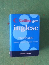 Dizionario inglese collins - inglese, gem