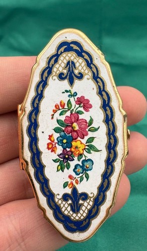Vintage floral lipstick holder - floral,