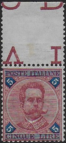 1891 italia umberto lire - 1891, 5