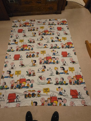 Lenzuola vintage 1971 snoopy - lenzuola,