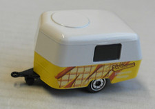 Majorette Eriba Puck roulotte crema/giallo caravan rimorchio campeggio