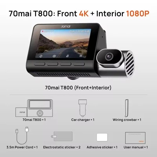 Aperto 70mai dash cam t800 - aperto,