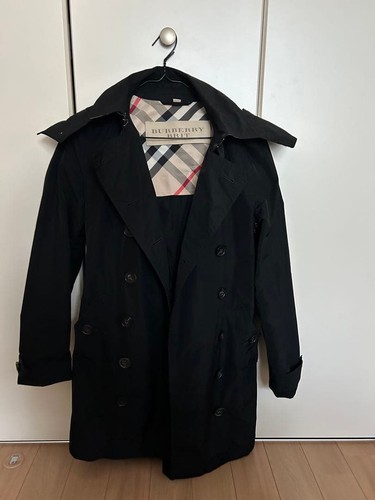 Burberry trench cappotto nero - trench,