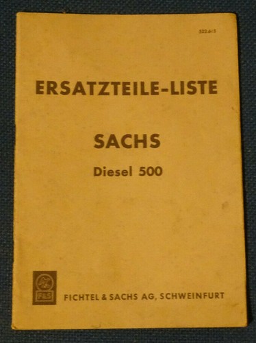 Motore sachs diesel 500 - motore,
