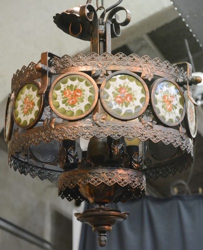 Splendido lampadario floreale