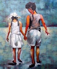 Quadro dipinto pop art bambini