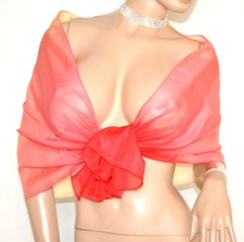 Foulard donna beige rosa rosso