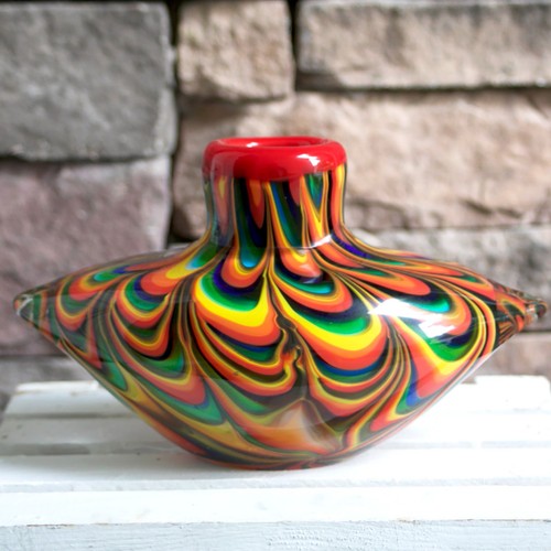 Vaso vetro murano con - in, di