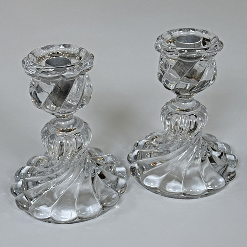 Coppia candelabri baccarat - coppia,