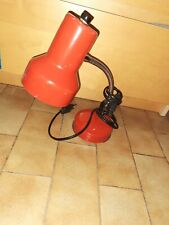 LAMPADA RED LAMP VINTAGE ANNI 60-70 ORIGINALE EPOCA TAVOLO SCRIVANIA 30 Cm