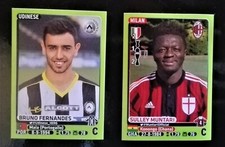 Lotto 2 figurine ESAURITE PANINI 2014 2015 MUNTARI 302 BRUNO FERNANDES 515