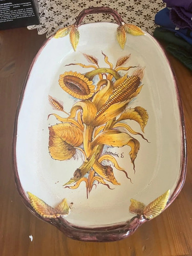 Piatto portata ceramica - in,